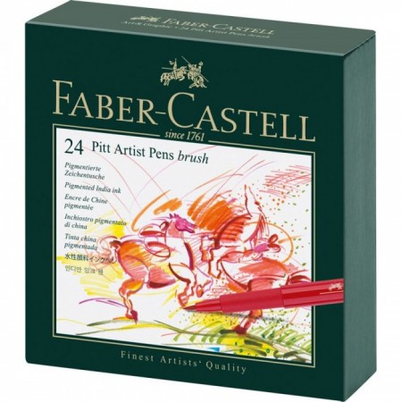 Bút cọ Pitt Artist Studio Box, B, 24 Màu